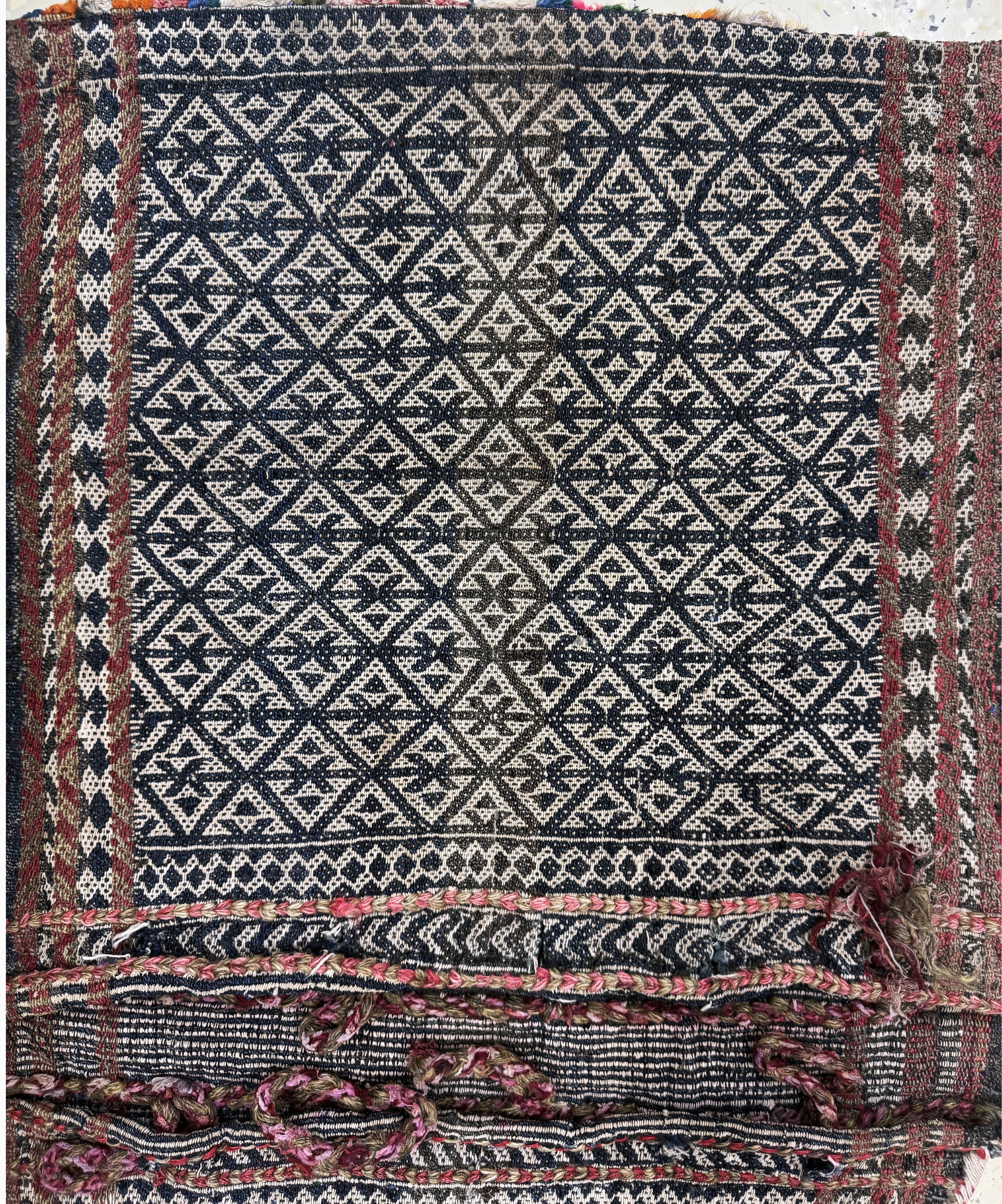 Detail a: 2 Lots Doppeltasche antik, Persien, um 1900, Wolle auf Wolle, ca. 110 x 50 cm, EHZ: 2
