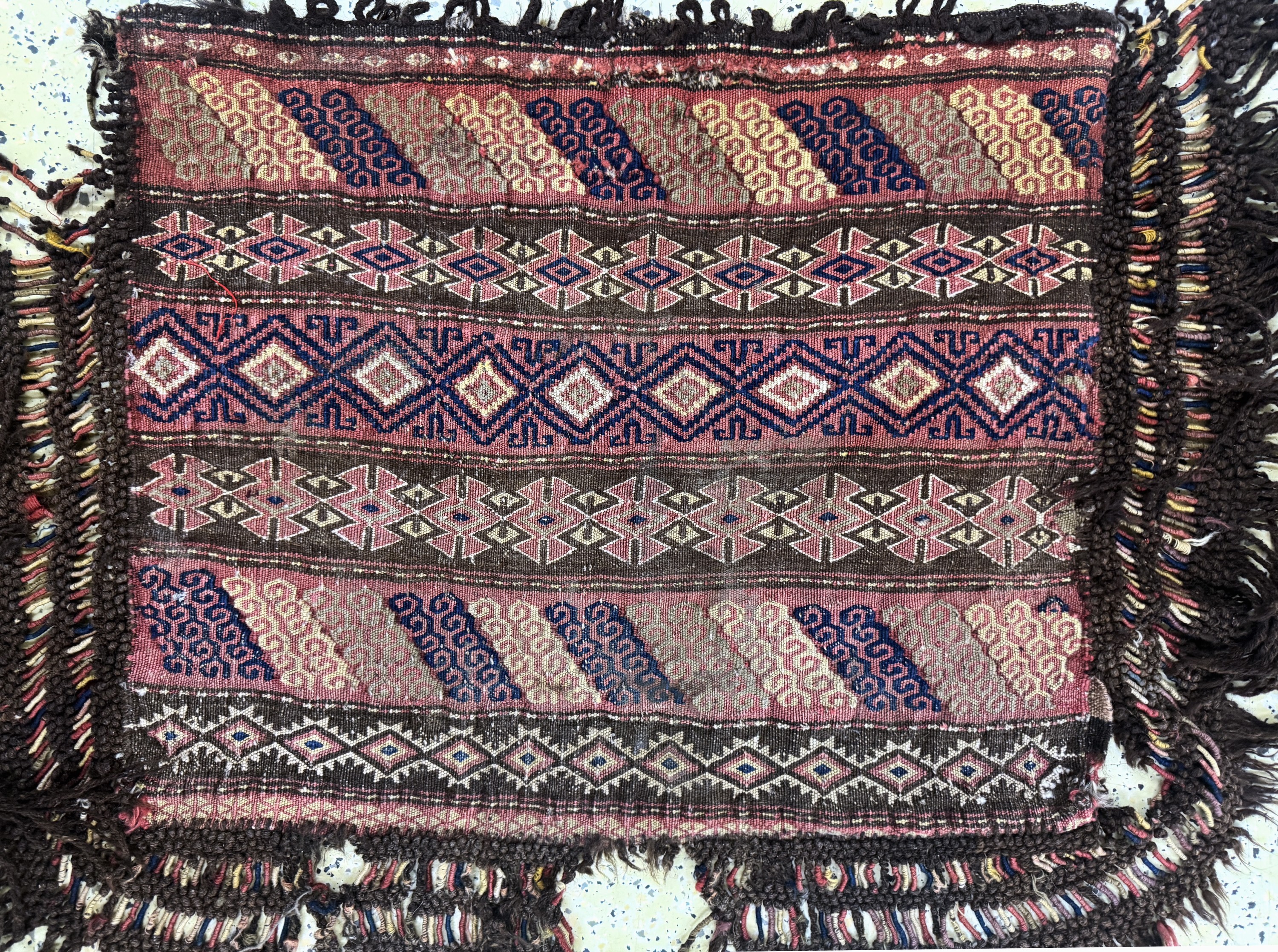 Detail a: 2 Lots Taschenfront & Tasche, Belutsch, Persien, um 1900, Wolle auf Wolle, ca. 80 x 70cm, EHZ: 3
