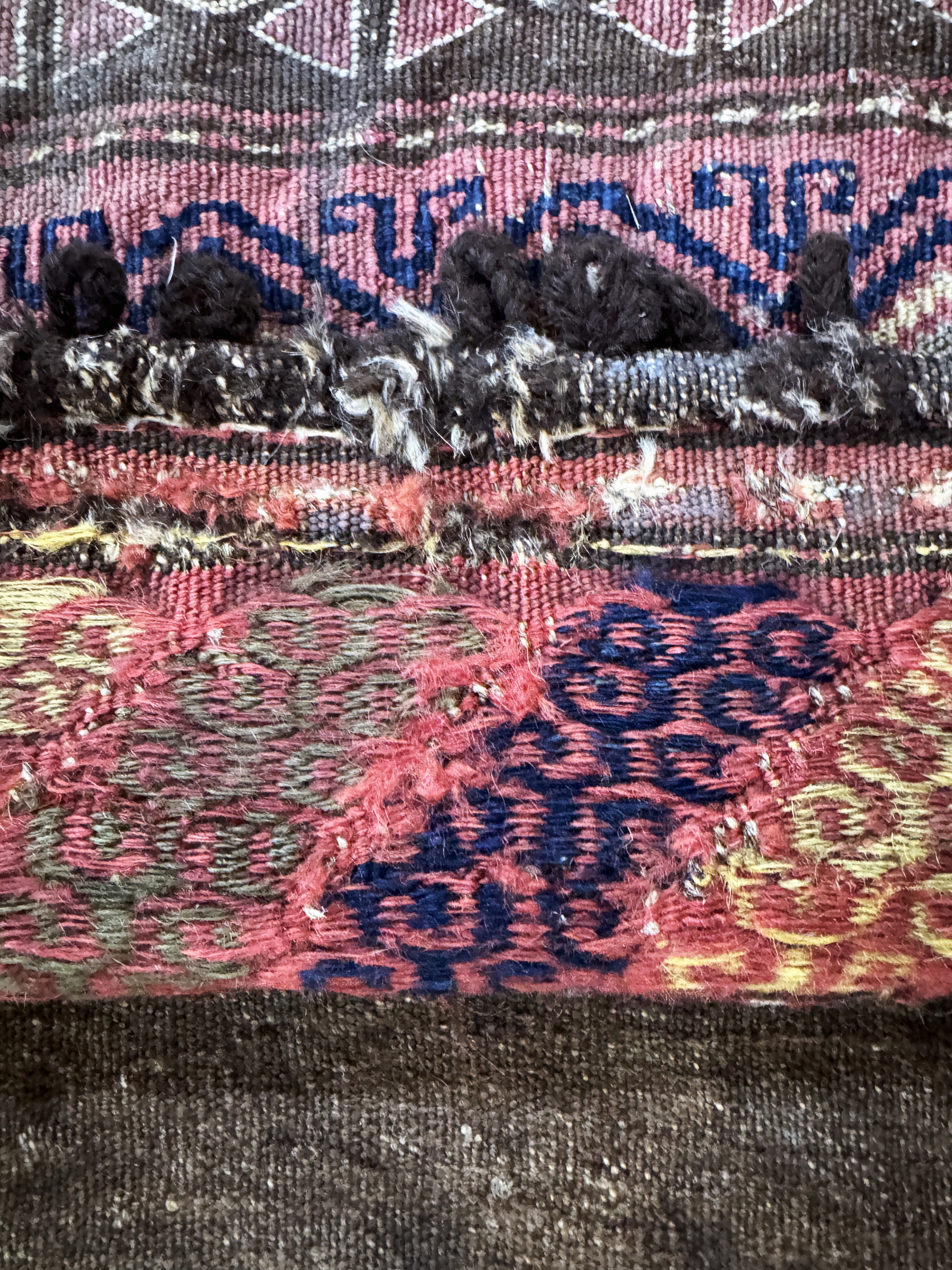 Detail c: 2 Lots Taschenfront & Tasche, Belutsch, Persien, um 1900, Wolle auf Wolle, ca. 80 x 70cm, EHZ: 3