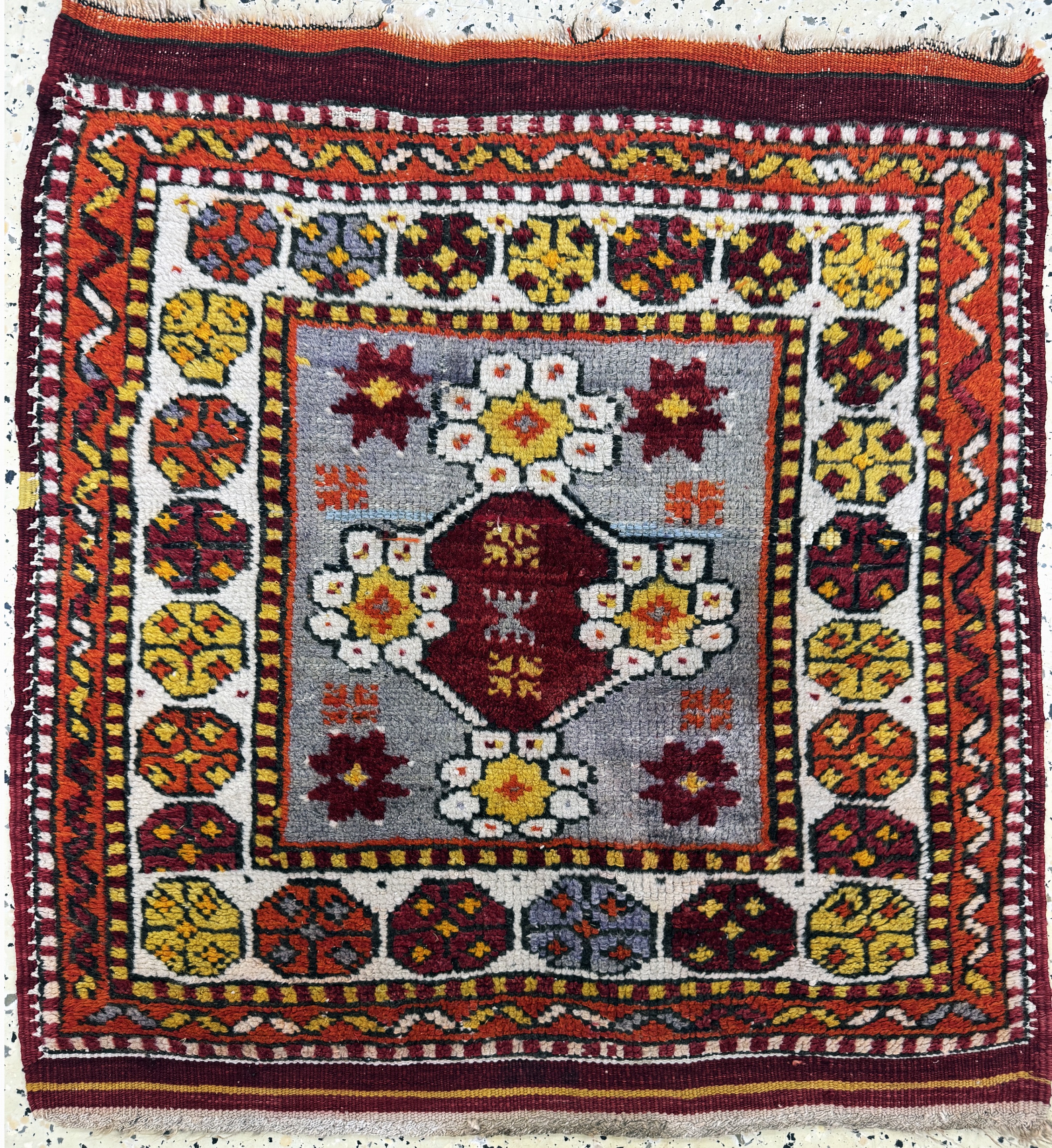 Detail a: 2 Lots Taschenfront antik, Türkei, um 1900,Wolle auf Wolle, ca. 80 x 70 cm, EHZ: 3