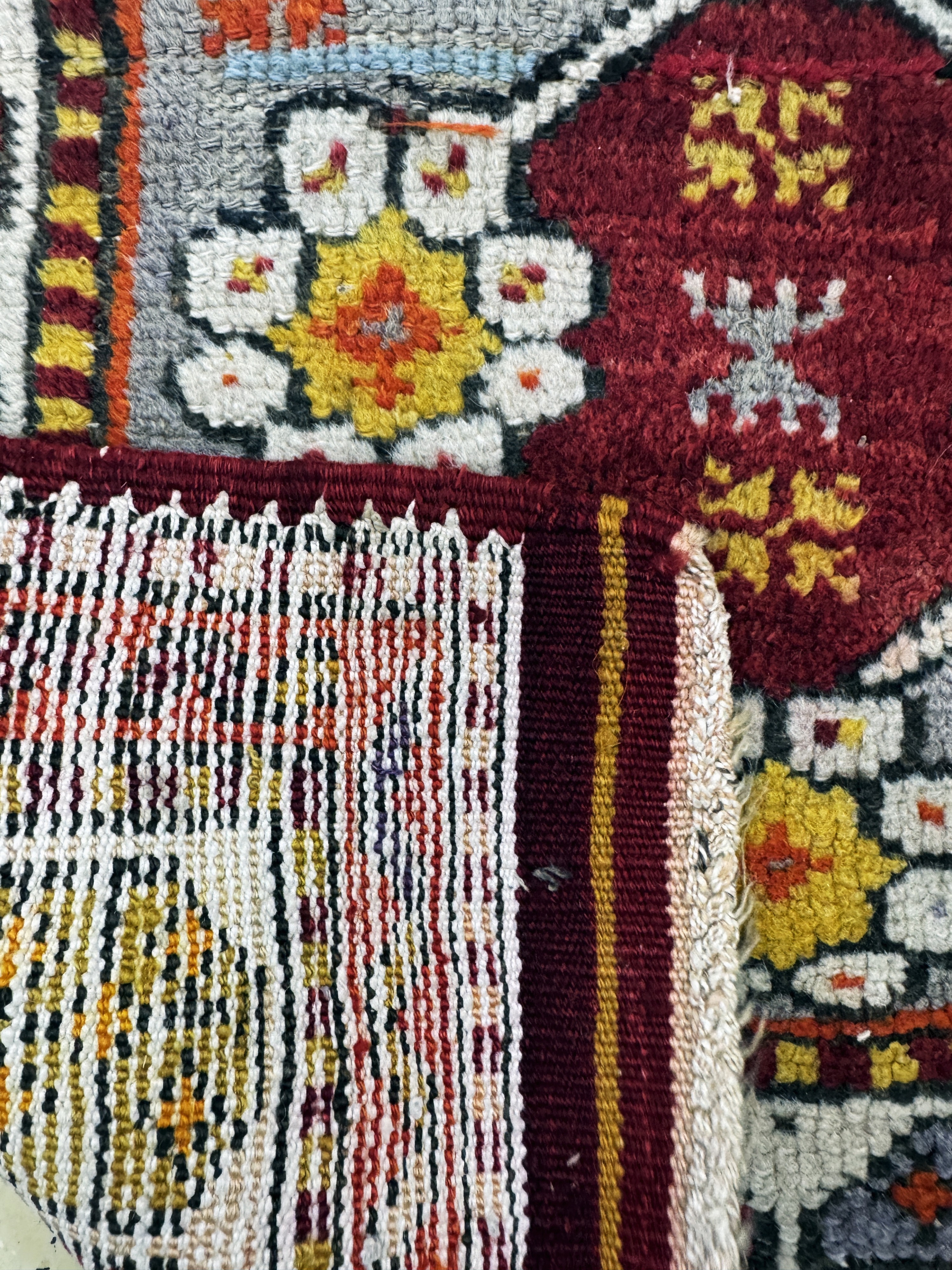 Detail c: 2 Lots Taschenfront antik, Türkei, um 1900,Wolle auf Wolle, ca. 80 x 70 cm, EHZ: 3