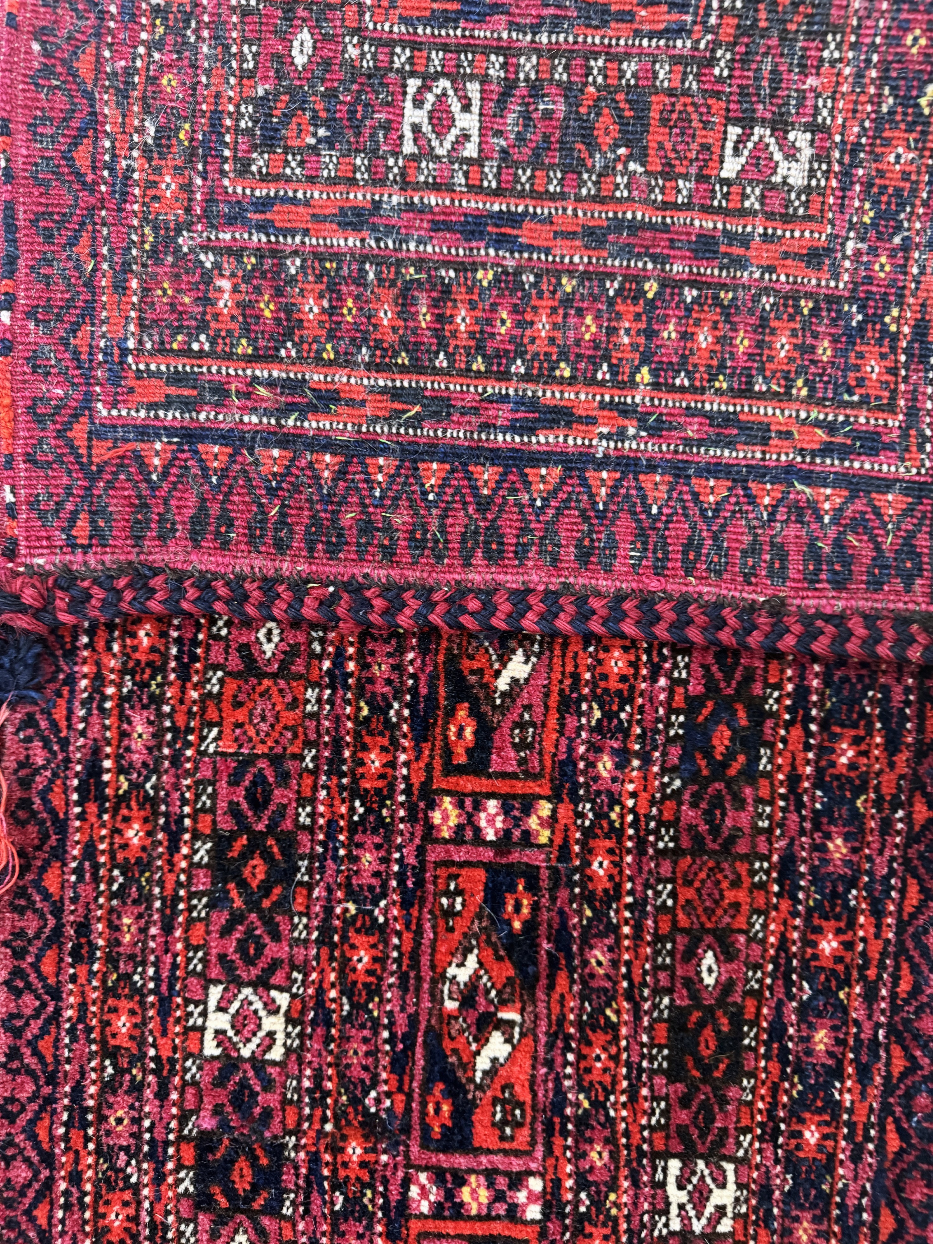 Detail f: 2 Lots Torba antik, Turkmenistan, um 1900, Wolle auf Wolle, ca. 107 x 40 cm, EHZ: 4