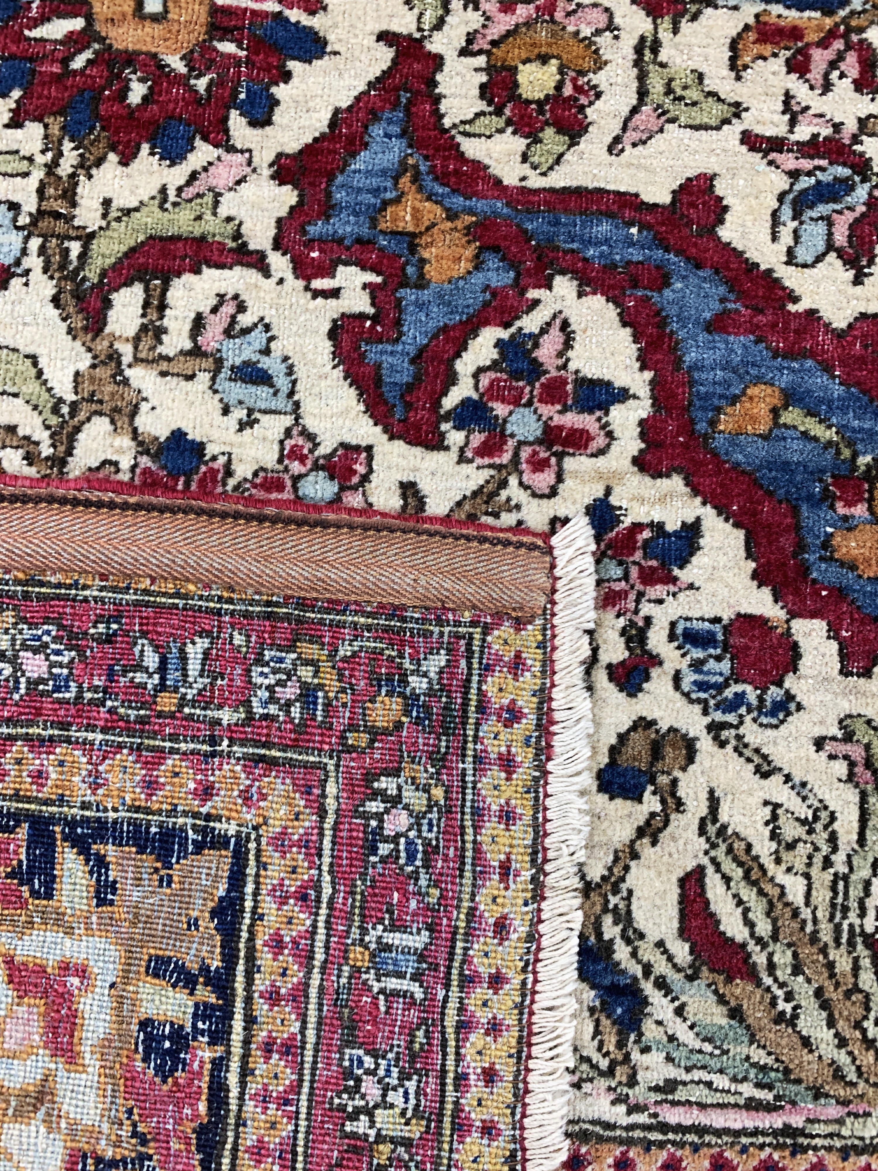 Detail h: Antiker Esfahan, Persien, um 1900, Wolle auf Baumwolle, ca. 200 x 150 cm, EHZ: 3
