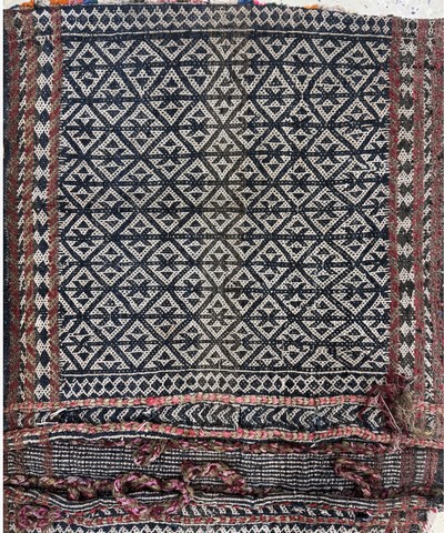 27072804a - 2 Lots Doppeltasche antik, Persien, um 1900, Wolle auf Wolle, ca. 110 x 50 cm, EHZ: 2 ...