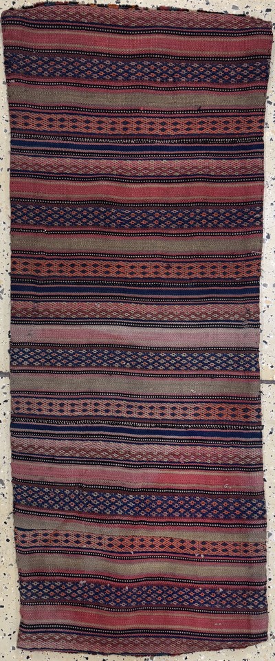 27072804f - 2 Lots Doppeltasche antik, Persien, um 1900, Wolle auf Wolle, ca. 110 x 50 cm, EHZ: 2 ...