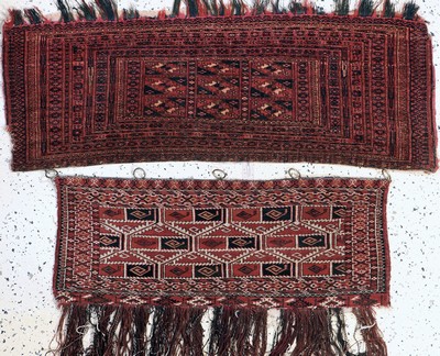 Image 2 Lots Torba antik, Turkmenistan, um 1900, Wolle auf Wolle, ca. 110 x 40 cm, EHZ: 4 ...