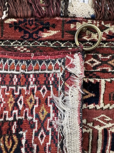 27072830f - 2 Lots Torba antik, Turkmenistan, um 1900, Wolle auf Wolle, ca. 110 x 40 cm, EHZ: 4 ...