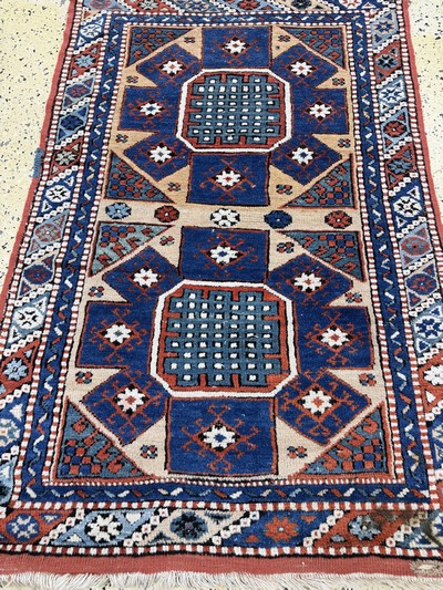 27072837c - Bergama alt, Türkei, Anfang 20.Jhd, Wolle auf Wolle, ca. 120 x 90 cm, EHZ: 2 ...