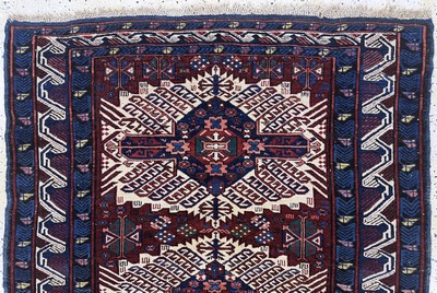 27072845a - Antiker´Zeijwa´Kazak, Kaukasus, 19.Jhd, Wolle auf Wolle, ca. 182 x 132 cm, EHZ: 2-3 ...