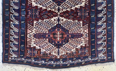 27072845c - Antiker´Zeijwa´Kazak, Kaukasus, 19.Jhd, Wolle auf Wolle, ca. 182 x 132 cm, EHZ: 2-3 ...