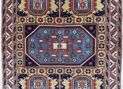 27072866c - Antiker Bergama, Türkei, um 1900, Wolle auf Wolle, ca. 180 x 145 cm, EHZ: 2-3, ...