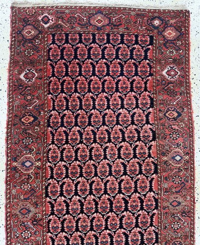 27072871a - Antiker Malayer, Persien, um 1900, Wolle auf Baumwolle, ca. 305 x 110 cm, EHZ: ...