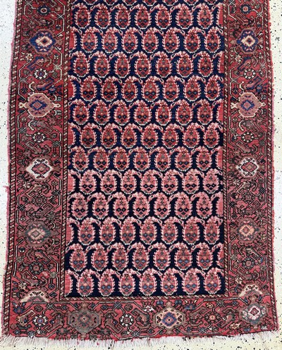 27072871d - Antiker Malayer, Persien, um 1900, Wolle auf Baumwolle, ca. 305 x 110 cm, EHZ: ...
