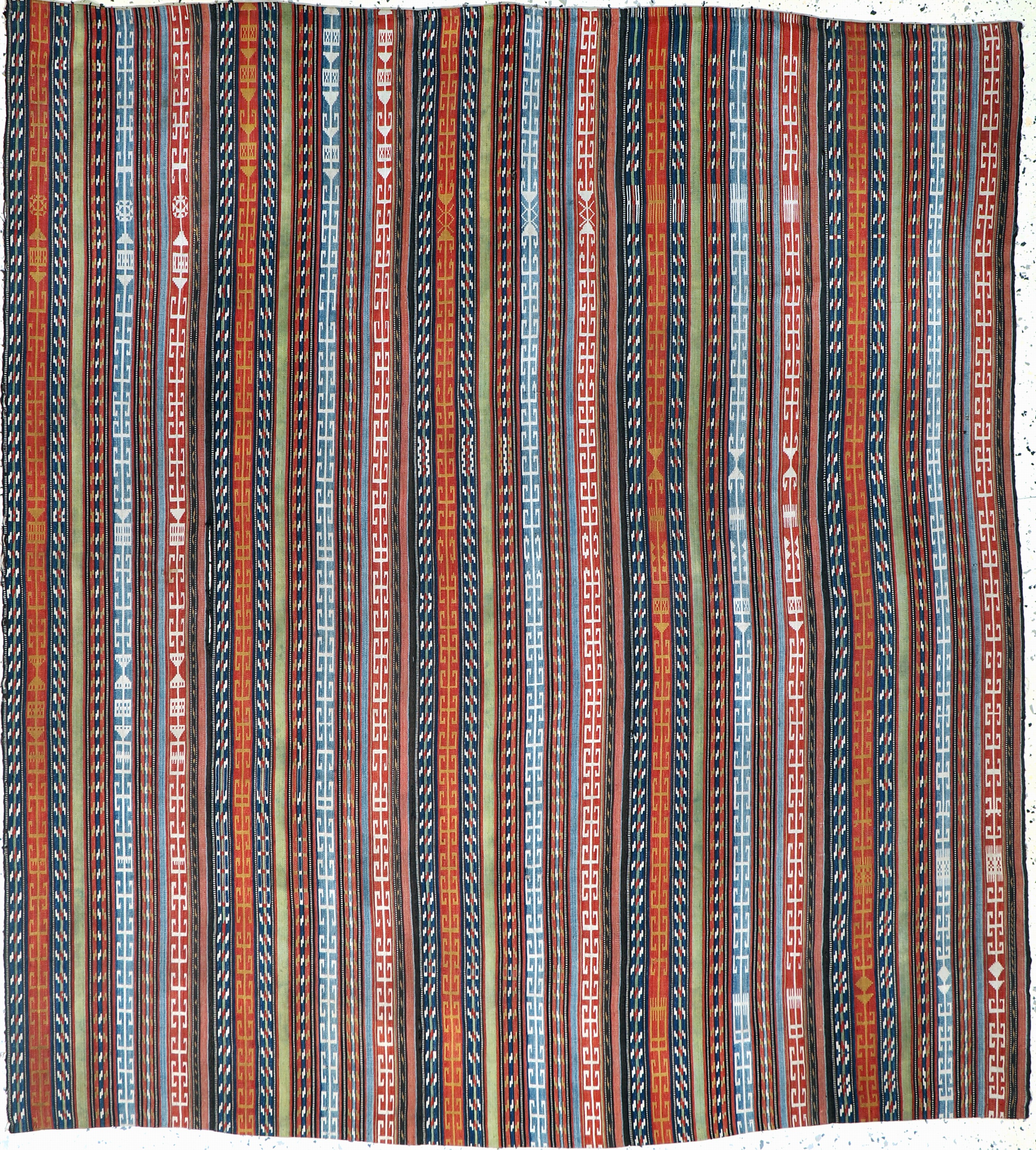 Image 27072905 - Nomaden-Decke´Djajim, Persien, Anfang 20.Jhd, Wolle auf Wolle, ca. 170 x 155 cm, EHZ: ...