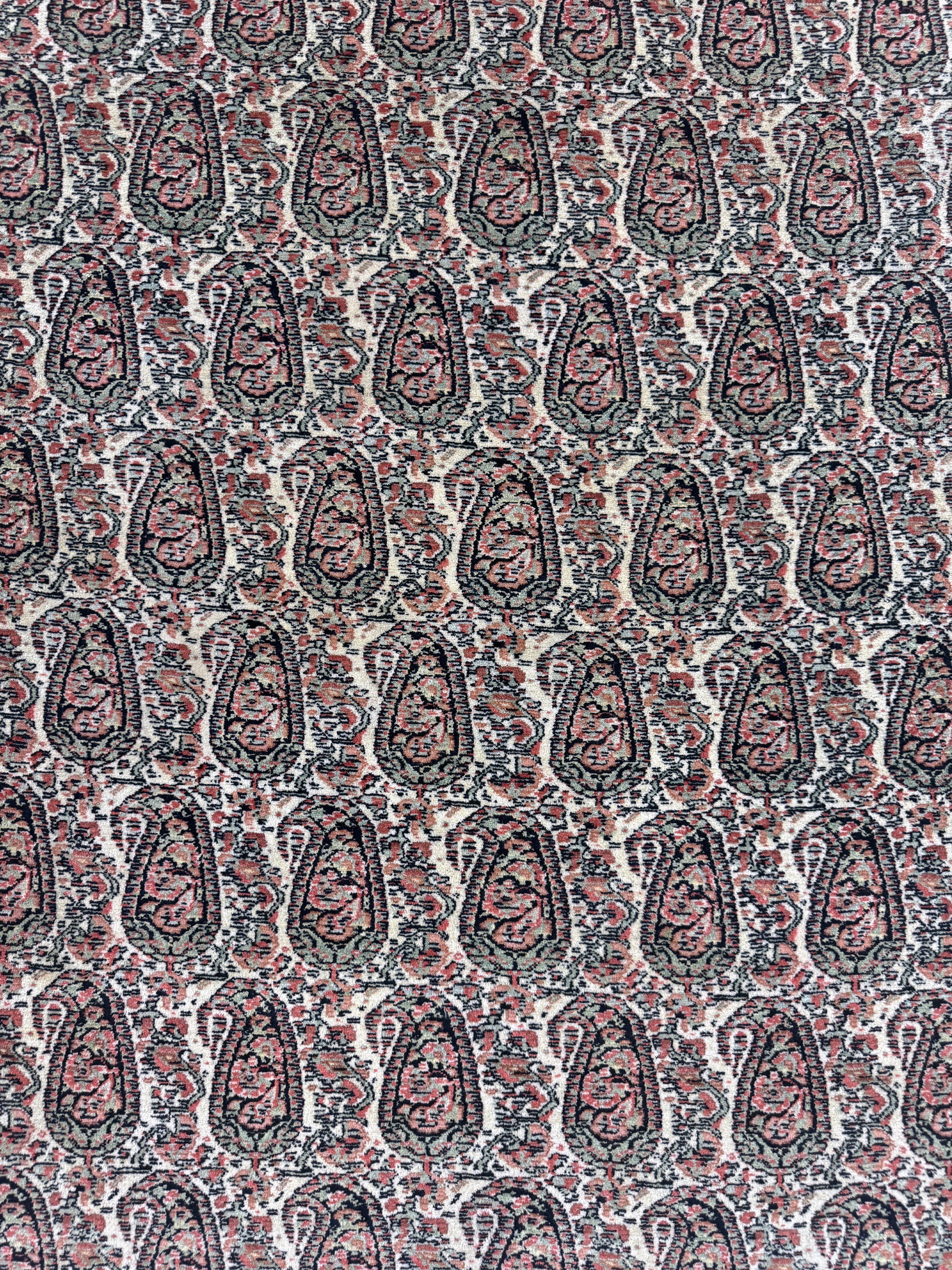 Detail d: Antiker Senneh fein, Persien, 19.Jhd, Wolleauf Baumwolle, ca. 190 x 130 cm, EHZ: 2