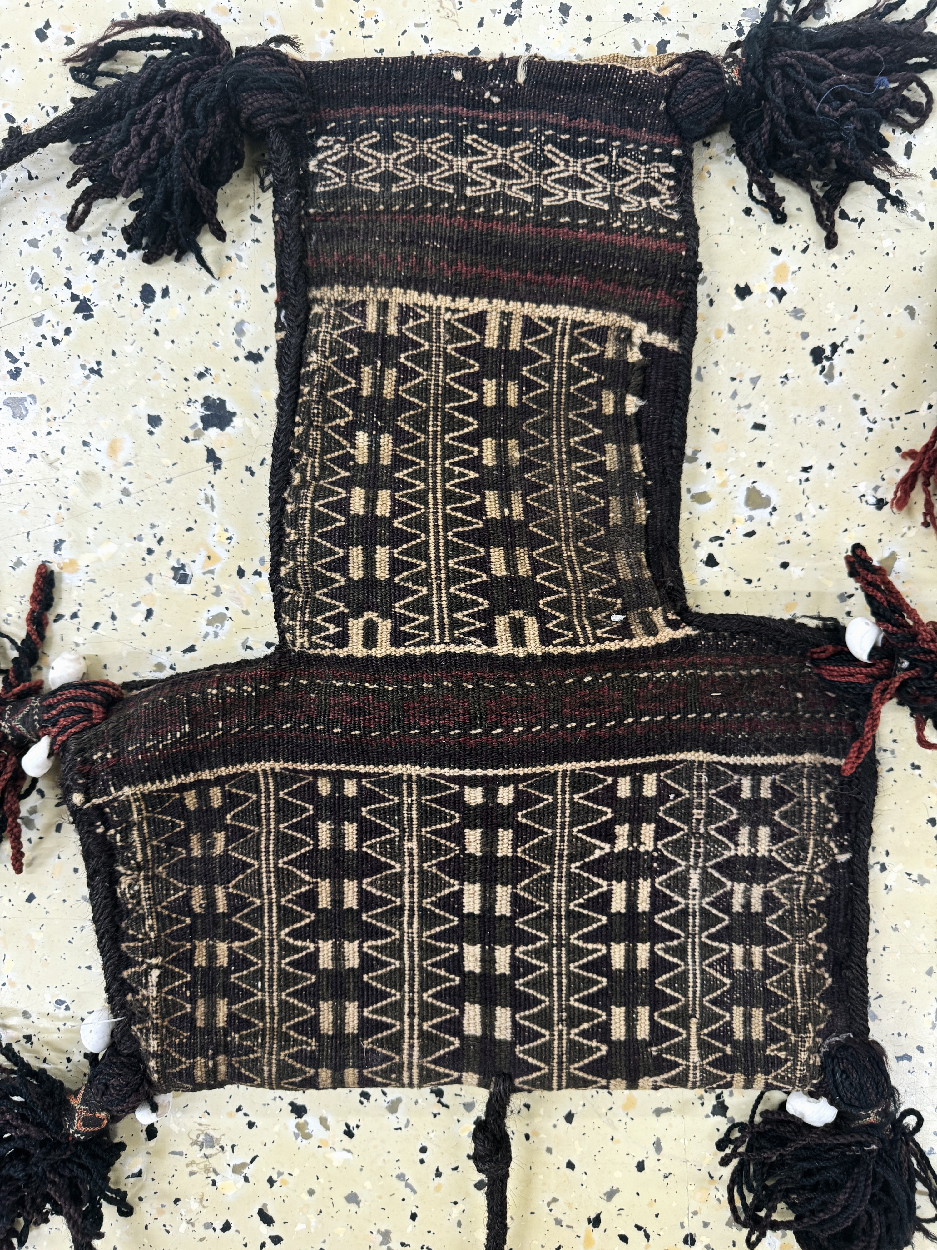 Detail a: 2 Lots Belutsch Taschen, Persien, um 1900, Wolle auf Wolle, ca. 100 x 63 cm & ca. 45 x 34 cm, EHZ: 3