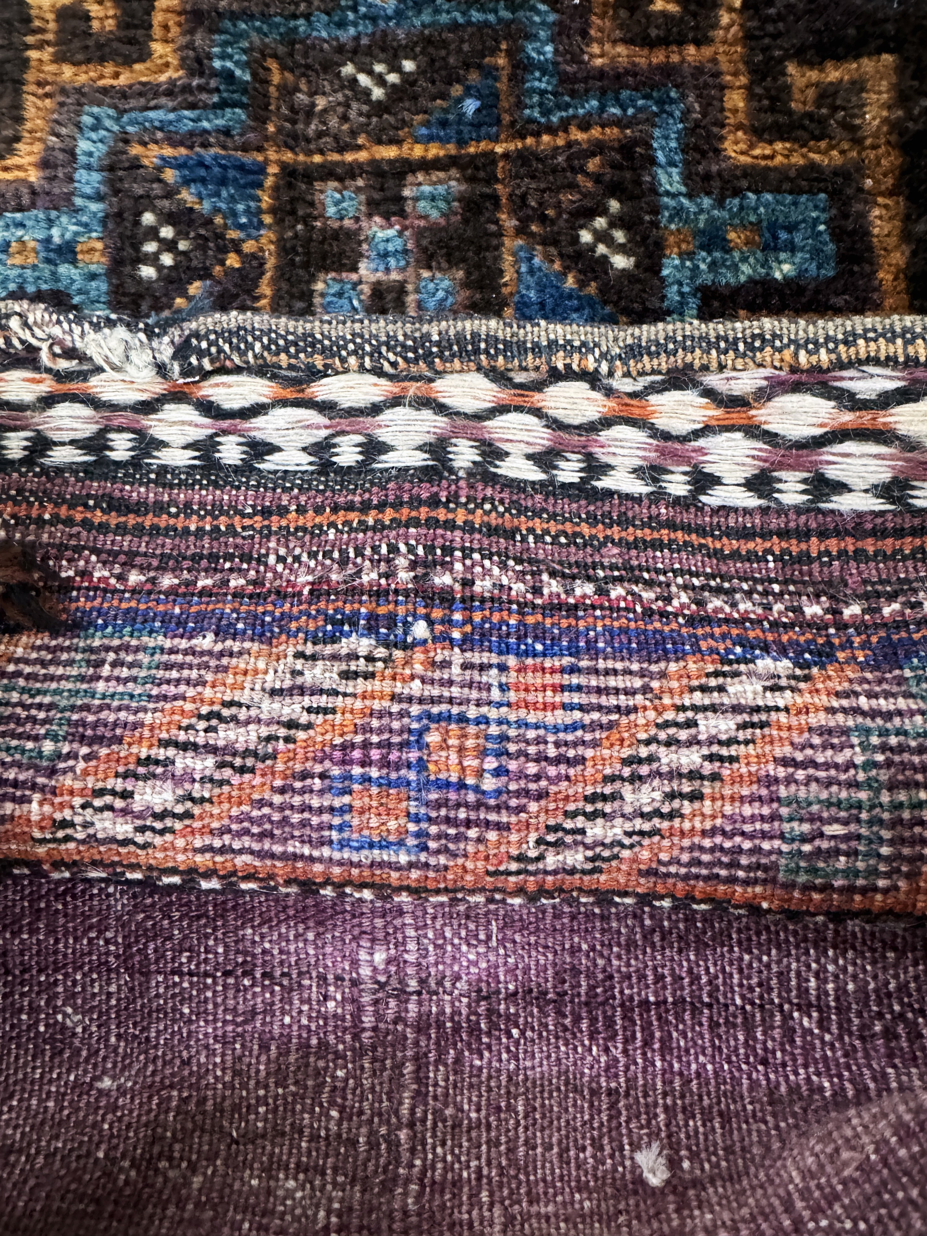 Detail e: 2 Lots Belutsch Taschen, Persien, um 1900, Wolle auf Wolle, ca. 100 x 63 cm & ca. 45 x 34 cm, EHZ: 3