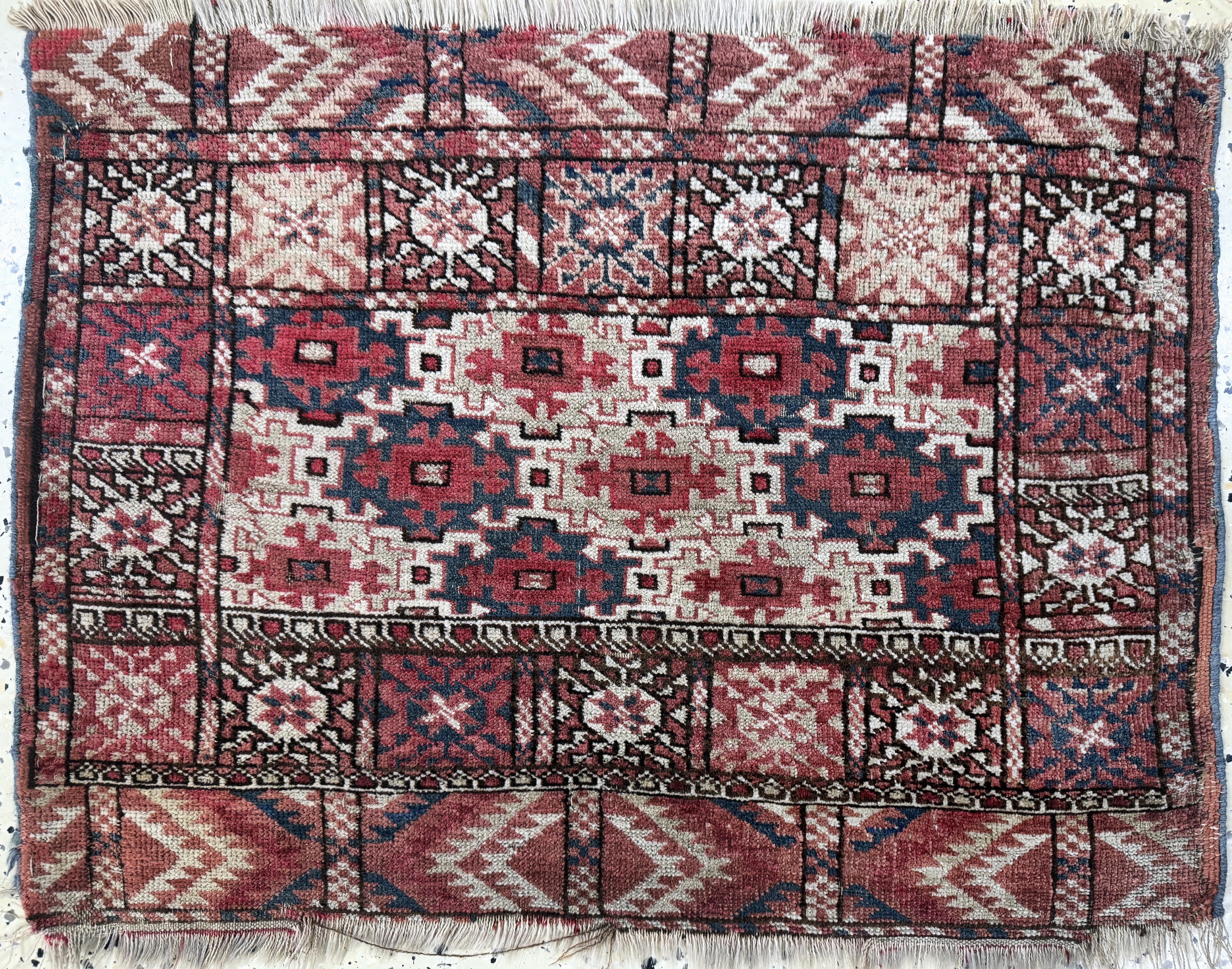Detail a: 2 Lots Taschenfront antik, Persien & Turkmenistan, um 1900, Wolle auf Wolle, ca. 74x 55 cm, EHZ: 3