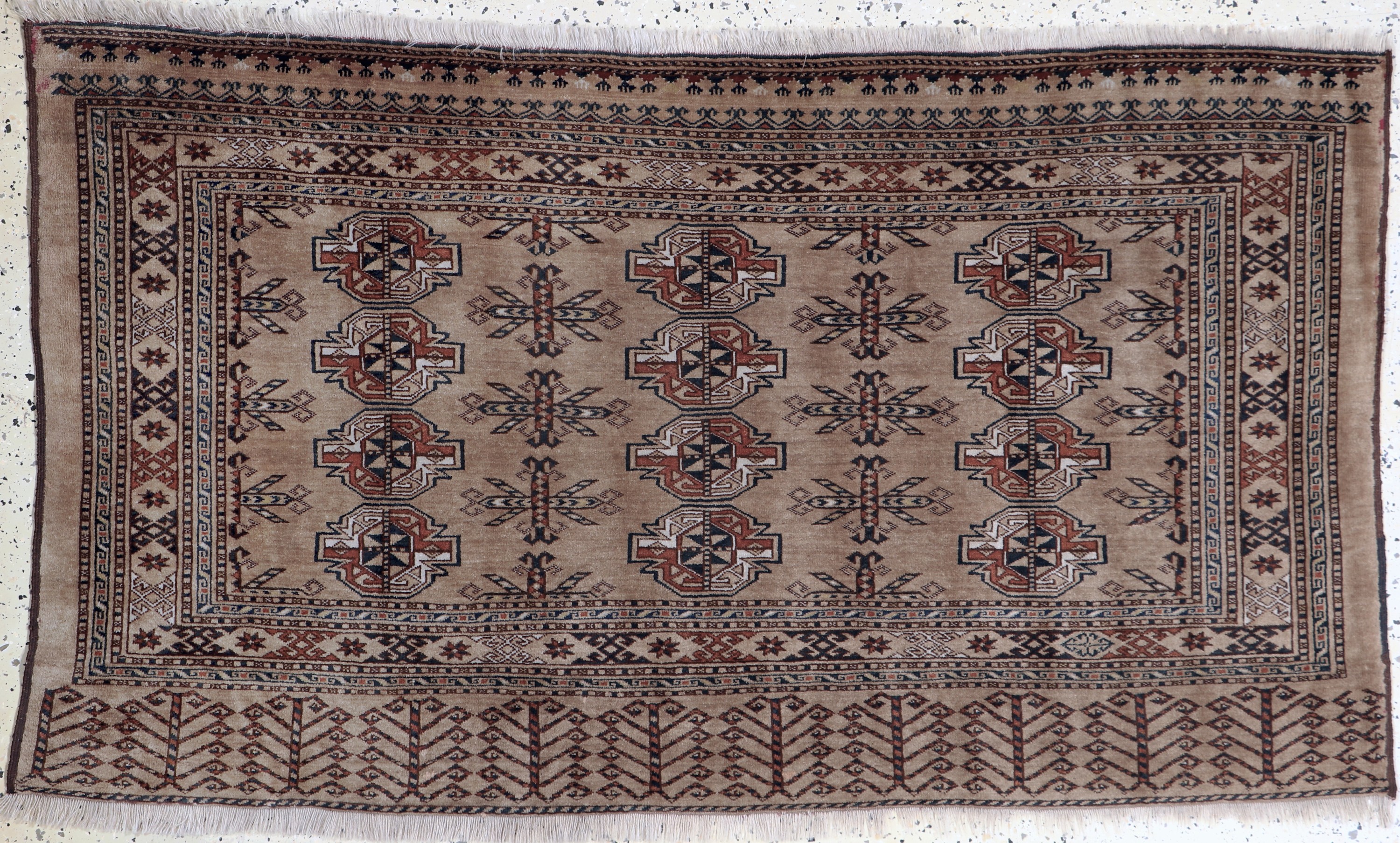 Image 27072985 - Tschowal alt, Turkmenistan, Anfang 20.Jhd, Wolle auf Wolle, ca. 184 x 106 cm, EHZ: 2 ...