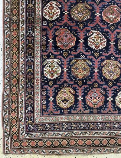 27072920b - Antiker Afschar antik, Persien, 19.Jhd, Wolle auf Wolle, ca. 203 x 144 cm, EHZ: 2 ...