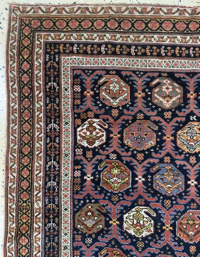 27072920c - Antiker Afschar antik, Persien, 19.Jhd, Wolle auf Wolle, ca. 203 x 144 cm, EHZ: 2 ...