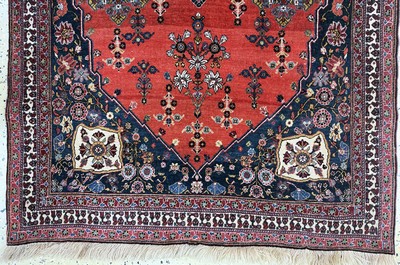 27072925b - Ghaschgai-Kashkuli fein antik, Persien, 19.Jh, Wolle auf Wolle, ca. 147 x 98 cm, EHZ: ...