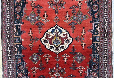 27072925c - Ghaschgai-Kashkuli fein antik, Persien, 19.Jh, Wolle auf Wolle, ca. 147 x 98 cm, EHZ: ...