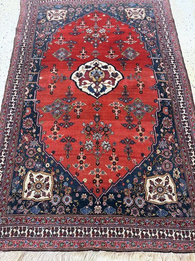27072925e - Ghaschgai-Kashkuli fein antik, Persien, 19.Jh, Wolle auf Wolle, ca. 147 x 98 cm, EHZ: ...
