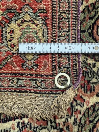 27072936f - Antiker Senneh fein, Persien, 19.Jhd, Wolleauf Baumwolle, ca. 190 x 130 cm, EHZ: 2 ...
