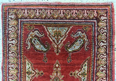 27072939a - Antiker Doroschk, Persien, um 1900, Wolle auf Baumwolle, ca. 122 x 75 cm, EHZ: 2 ...