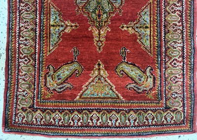 27072939b - Antiker Doroschk, Persien, um 1900, Wolle auf Baumwolle, ca. 122 x 75 cm, EHZ: 2 ...