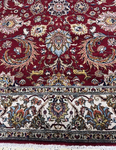 27072945g - Tabriz old Persia, signed#´Hanifizaden#´, mid-20th century, wool on cotton, approx. 385 x ...