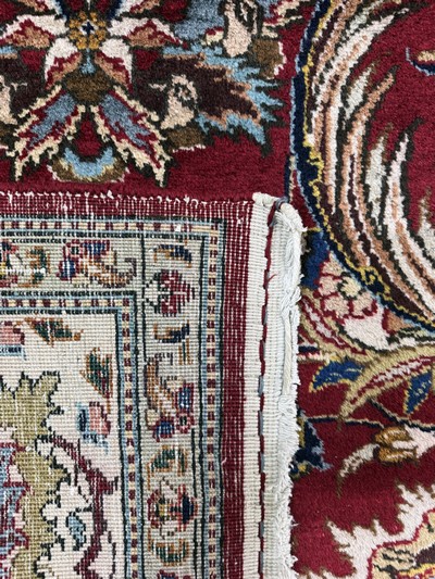 27072945k - Tabriz old Persia, signed#´Hanifizaden#´, mid-20th century, wool on cotton, approx. 385 x ...