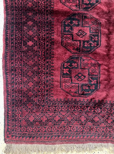 27072947b - Dolatabad, Afghanistan, Mitte 20.Jhd, Wolleauf Wolle, ca. 227 x 176 cm, EHZ: 2 ...