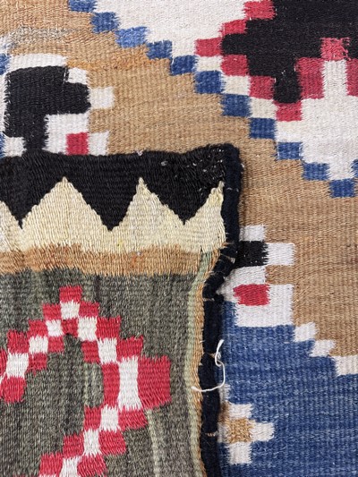 27072970f - Bessarabia Kilim antique, Eastern Europe, around 1900, wool on wool, approx. 320 x 95 cm, ...