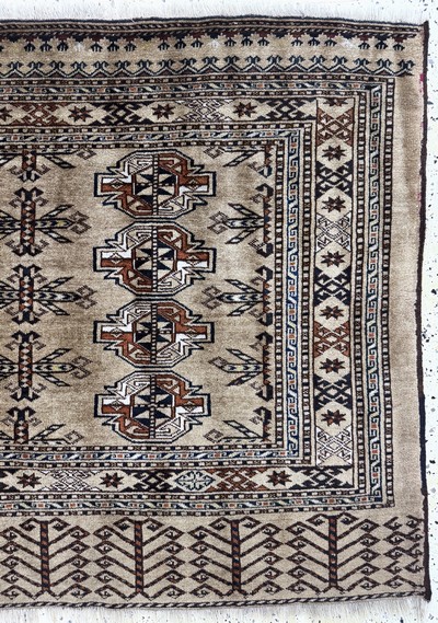 27072985a - Tschowal alt, Turkmenistan, Anfang 20.Jhd, Wolle auf Wolle, ca. 184 x 106 cm, EHZ: 2 ...