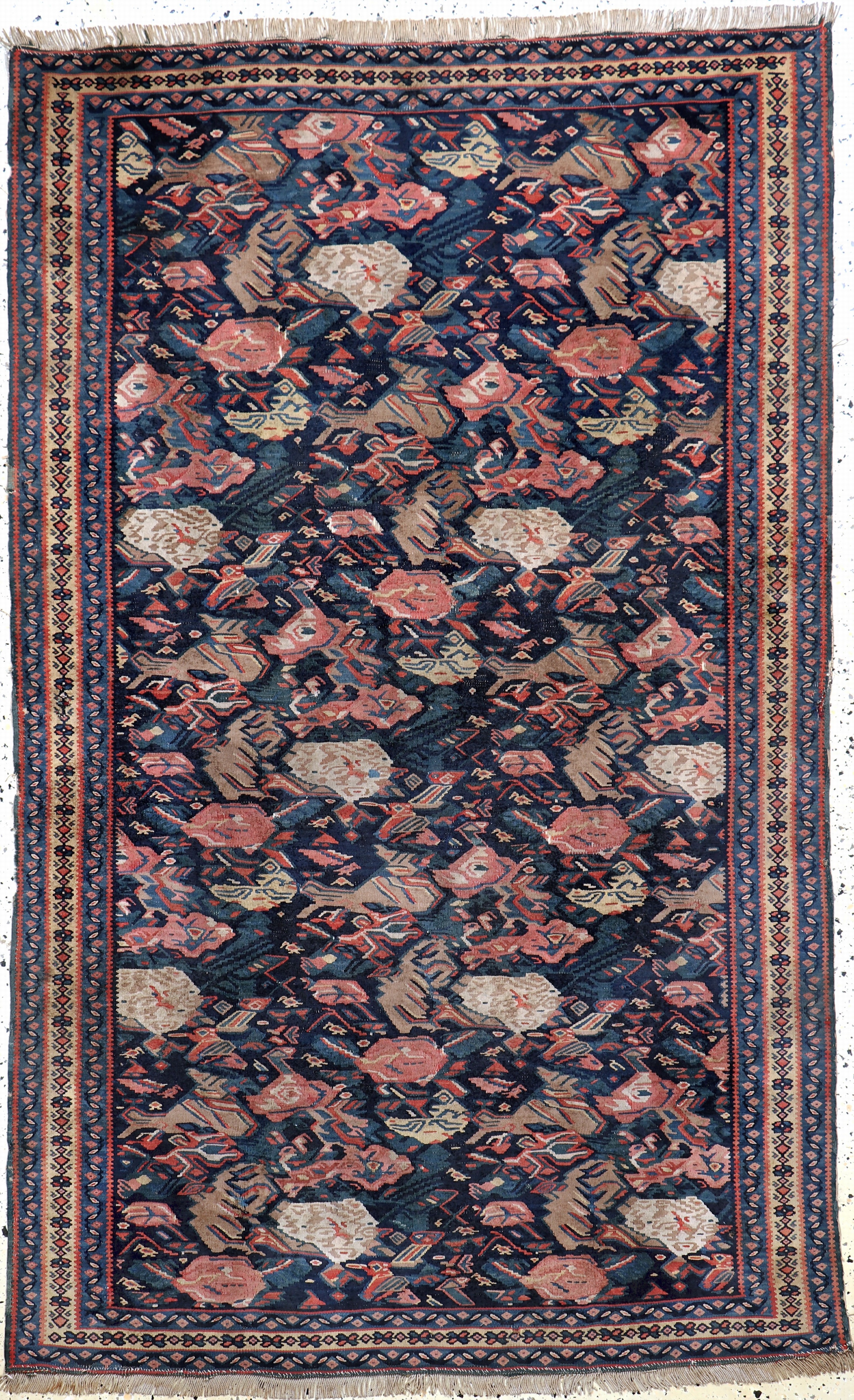 Image 27073020 - Senneh Kelim antik, Persien, 19.Jhd, Wolle auf Wolle, ca. 200 x 125 cm, EHZ: 3(kleine ...