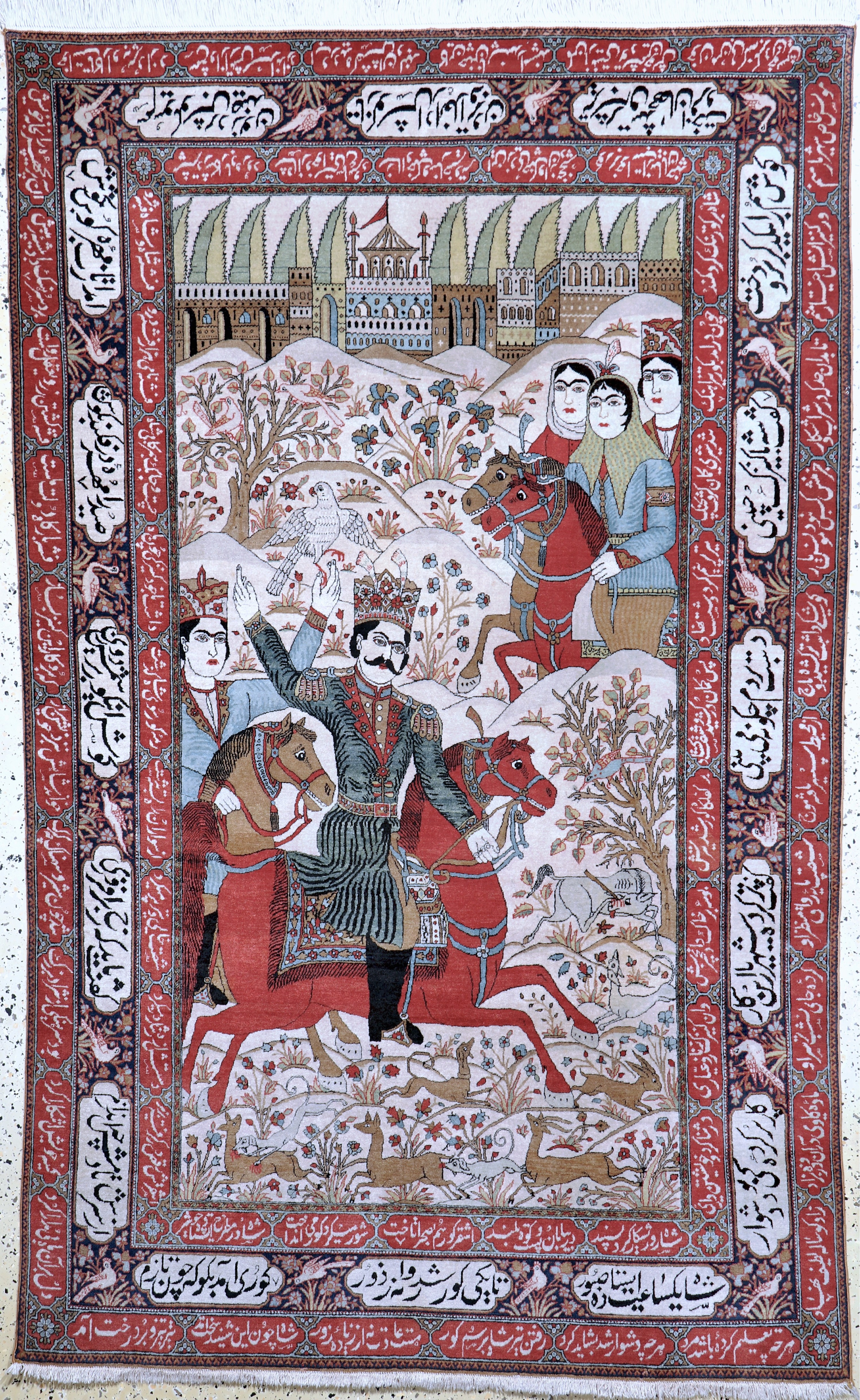 Image 27073055 - Keschan´Mohtasham´fein antik, Persien(Bahram Gur Geschichte), 19.Jhd, ...