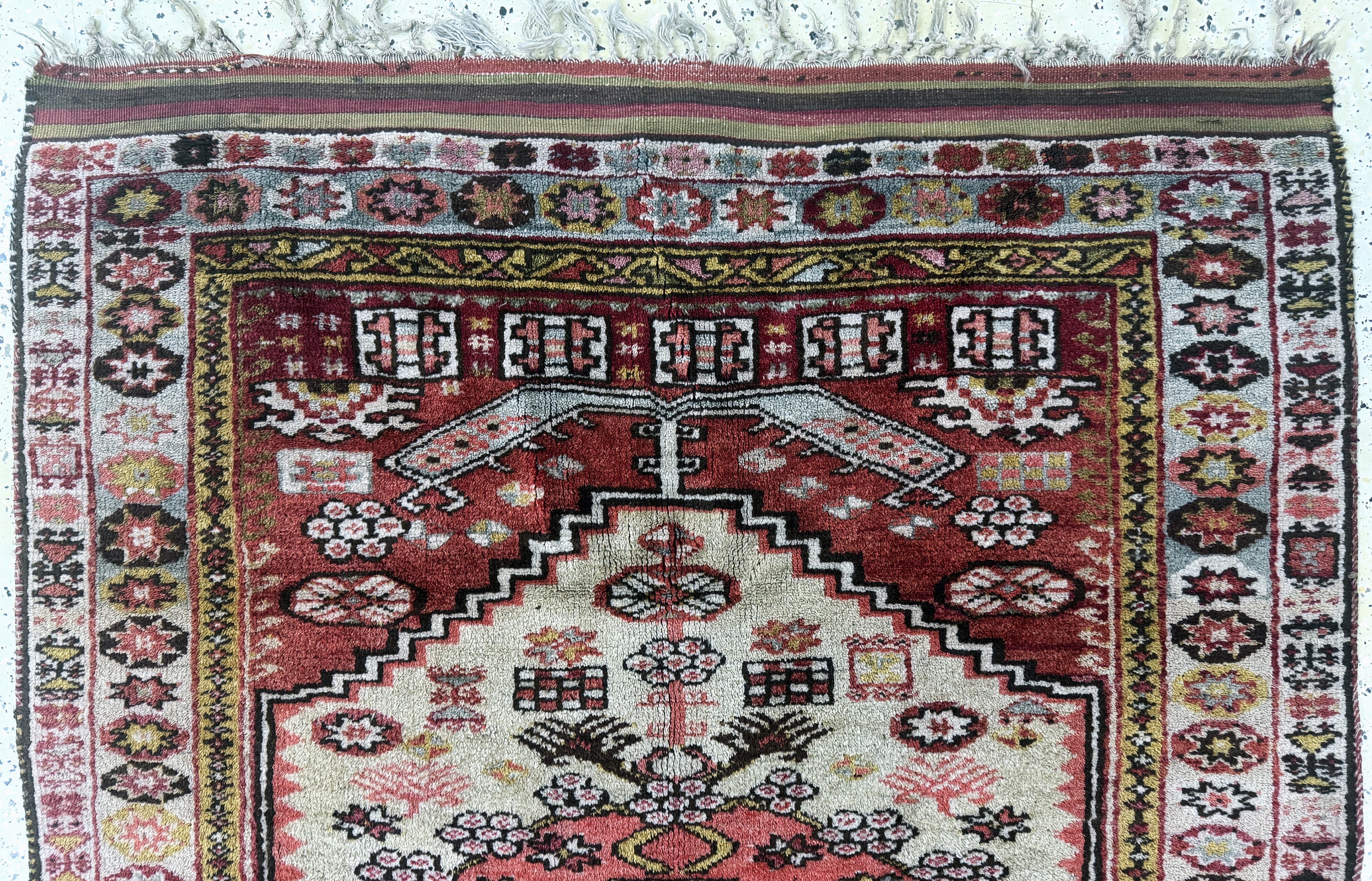 Detail a: Kurt alt, Türkei, Anfang 20.Jhd, Wolle auf Wolle, ca. 175 x 133 cm, EHZ: 2