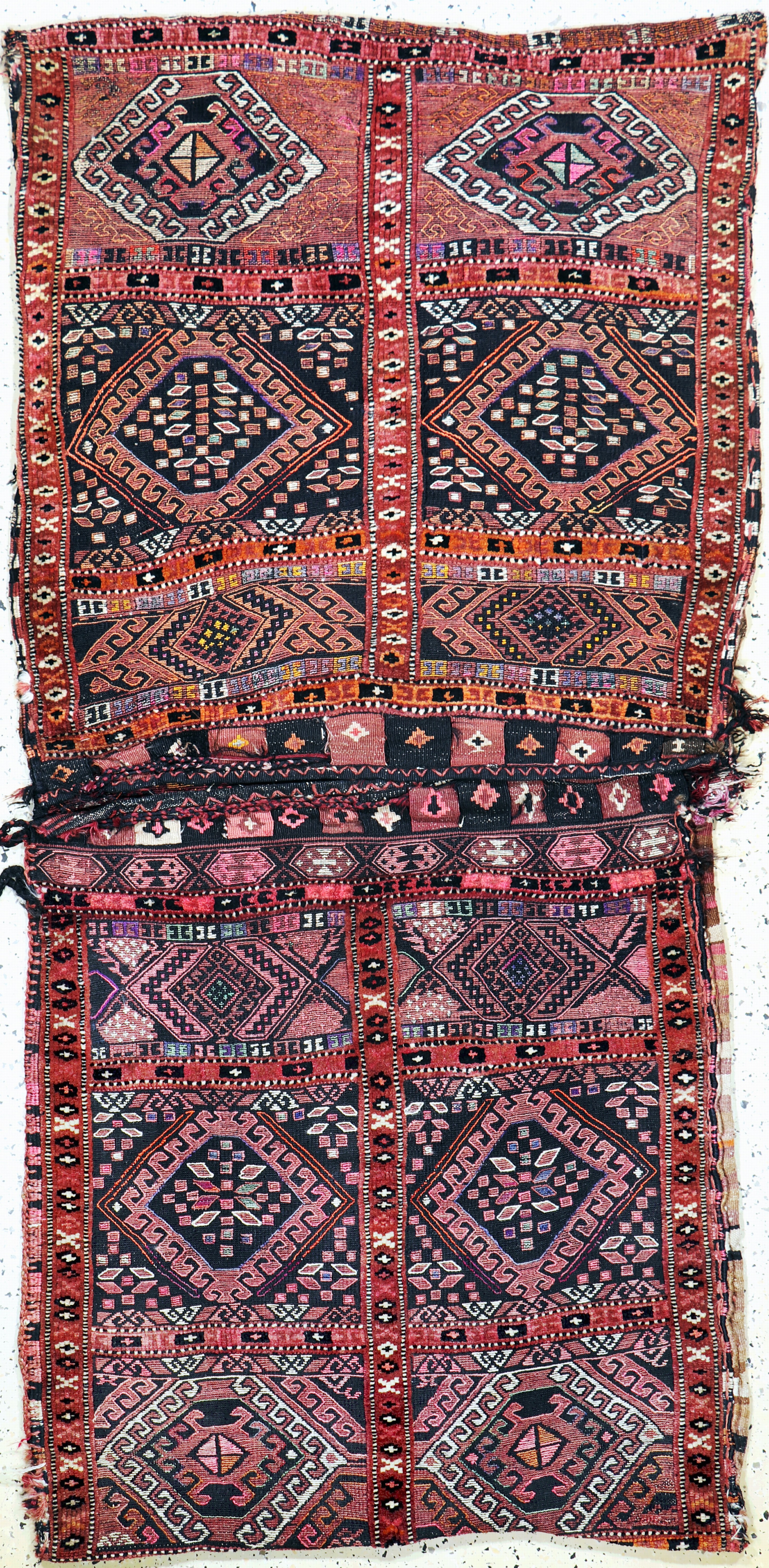 Image 27073087 - Sumakh Doppeltasche, Türkei, Anfang 20.Jhd, Wolle auf Wolle, ca. 200 x 92 cm, EHZ:2 ...