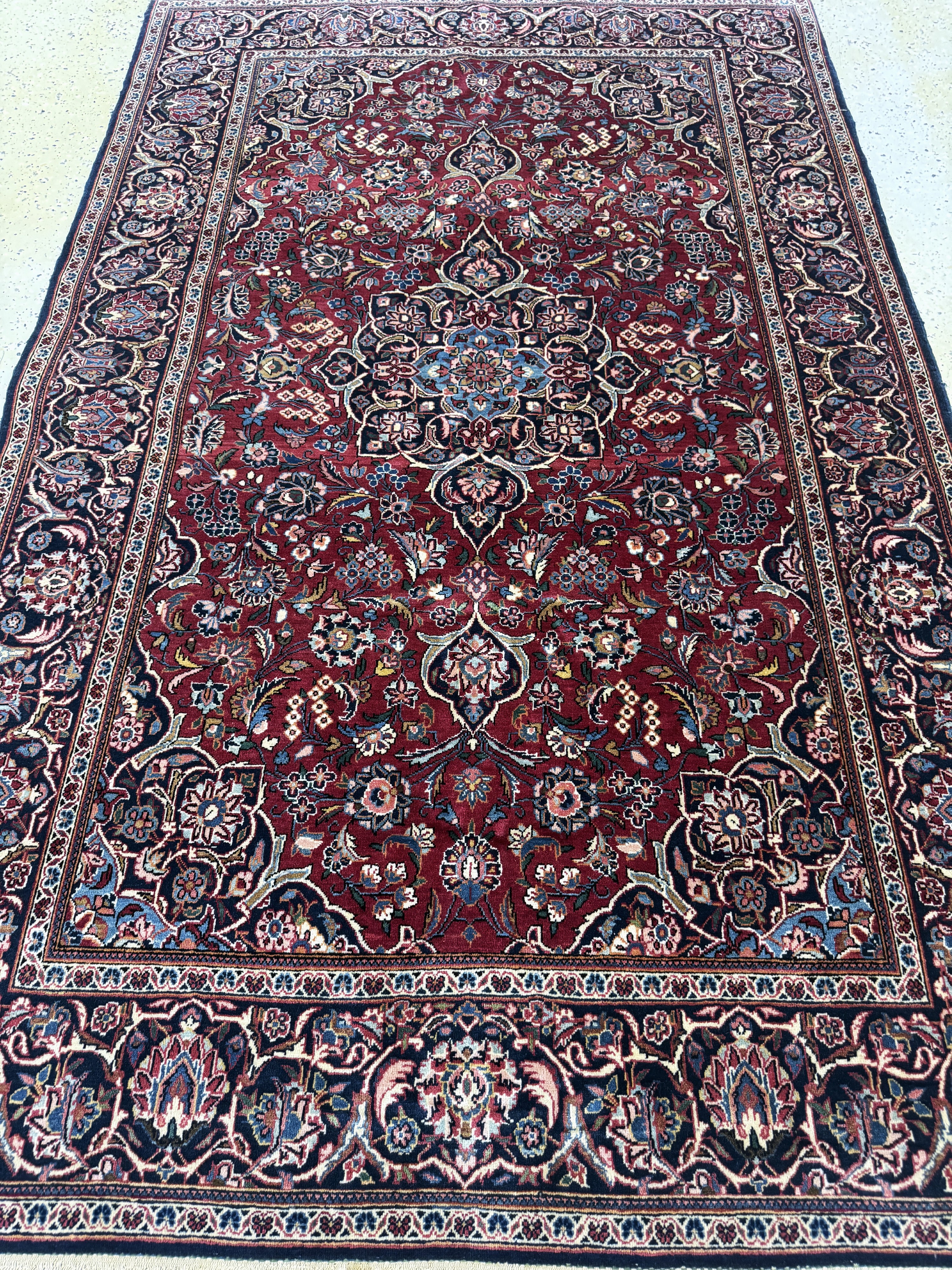 Detail d: Keschan Kork alt, Persien, Anfang 20.Jhd, Korkwolle auf Baumwolle, ca. 220 x 140 cm, EHZ: 2