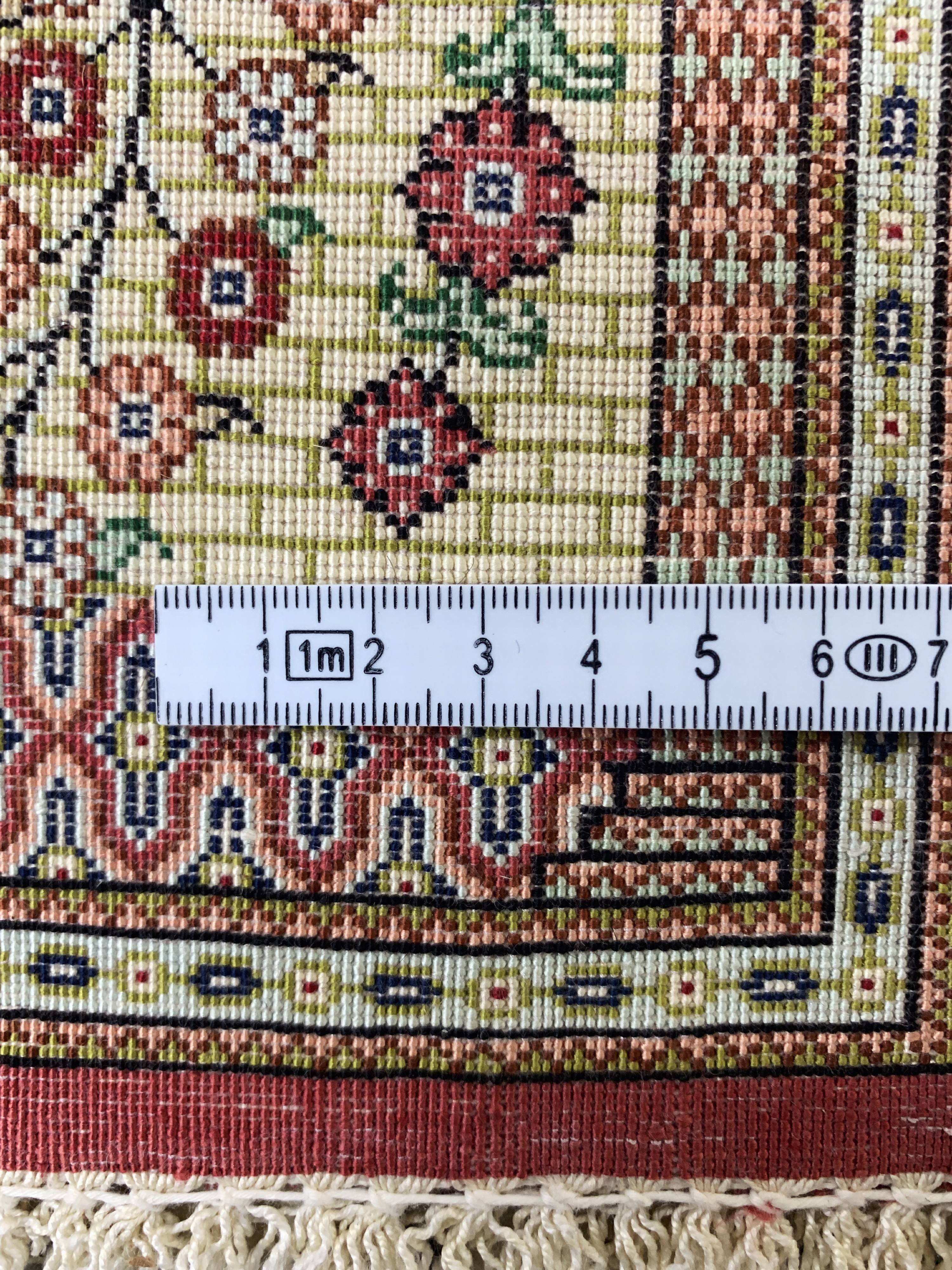 Detail b: 2 Lots Ghom Seide, Persien, Ende 20.Jhd, reine Naturseide, ca. 42 x 30 cm, EHZ: 1-2
