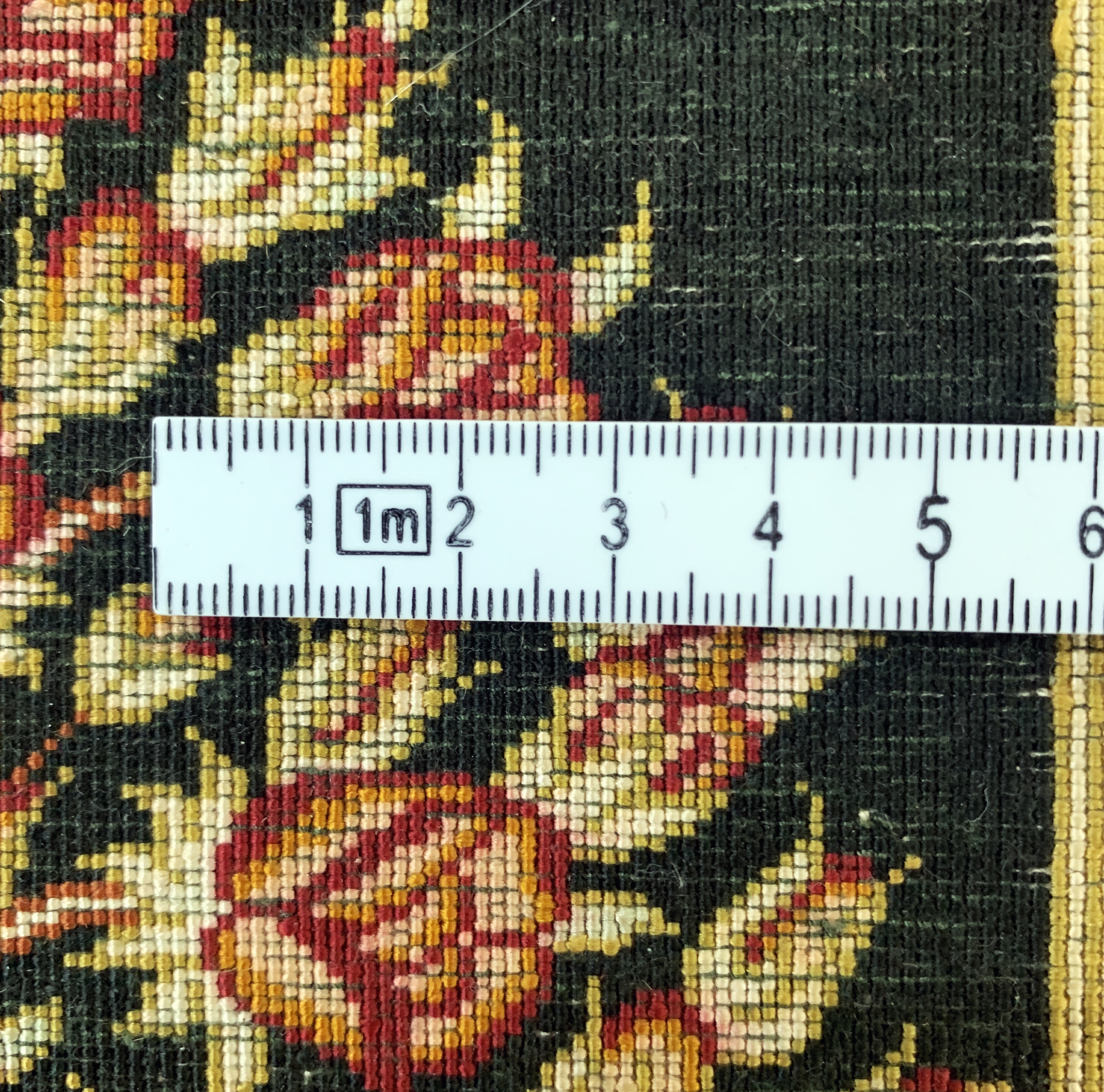 Detail d: 2 Lots Ghom Seide, Persien, Ende 20.Jhd, reine Naturseide, ca. 42 x 30 cm, EHZ: 1-2