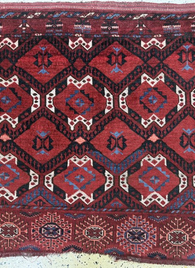27073001b - Beschir Tschowal antik, Turkmenistan, 19.Jhd, Wolle auf Wolle, ca. 170 x 100 cm, EHZ: ...
