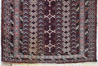 27073018b - Yomud´Salachak´antik, Turkmenistan, 19.Jhd,Wolle auf Wolle, ca. 138 x 120 cm, ...