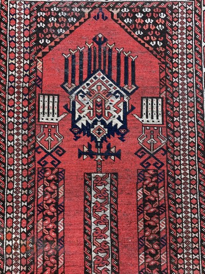 27073026c - Beschir´Gebetsteppich´antik, Turkmenistan, 19.Jhd, Wolle auf Wolle, ca. 170 x 106 cm, ...