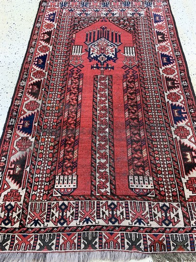 27073026d - Beschir´Gebetsteppich´antik, Turkmenistan, 19.Jhd, Wolle auf Wolle, ca. 170 x 106 cm, ...