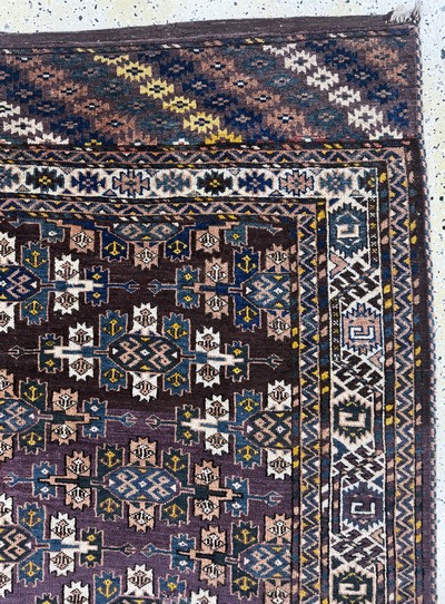 27073030d - Yomud antik, Turkmenistan, um 1900, Wolle auf Wolle, ca. 248 x 170 cm, EHZ: ...