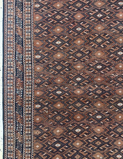 27073045c - Yomud Sumakh antik, Turkmenistan, 19.Jhd, Wolle auf Wolle, ca. 320 x 190 cm, EHZ: ...