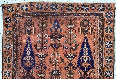 27073047a - Baloch antique, Persia, around 1900, wool on cotton, approx. 202 x 108 cm, condition: 3 ...